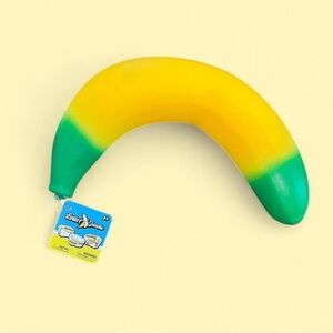 Toymendous Laffy Snacks Squishy Jumbo 14” Banana Viral Stress Food Toy